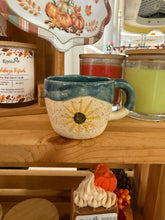Load image into Gallery viewer, Taza Azul Girasol 5oz