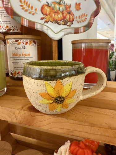 Taza Verde Girasol 4oz